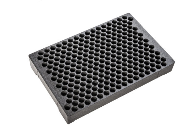 2170 round cell tray made of SunForce™ BE